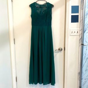 Dark green dress